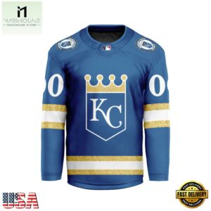 MLB Kansas City Royals Special Hockey Jersey Design Concept
