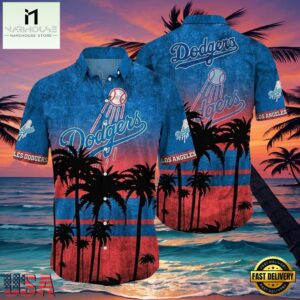 MLB LA Dodgers Sunset Palms Style Hot Trending Summer Hawaiian Shirt Evening Glow Edition