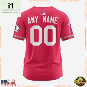 MLB Los Angeles Angels Personalized Alternate Design Concept Baseball Jersey