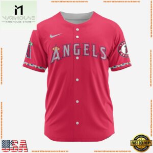 MLB Los Angeles Angels Personalized Alternate Design Concept Baseball Jersey