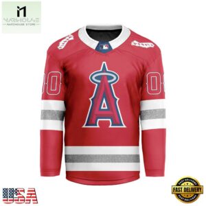 MLB Los Angeles Angels Special Hockey Jersey Design Concept
