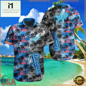 MLB Los Angeles Dodgers Aloha Hawaiian ShirtGroup