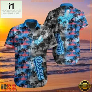 MLB Los Angeles Dodgers Aloha Hawaiian ShirtGroup