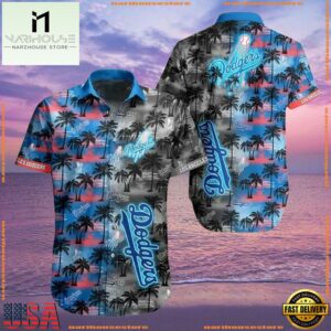 MLB Los Angeles Dodgers Aloha Hawaiian ShirtGroup