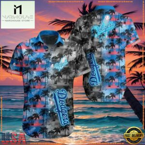 MLB Los Angeles Dodgers Aloha Hawaiian ShirtGroup