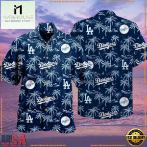 MLB Los Angeles Dodgers Baseball Sports Aloha Hawaiian ShirtGroup