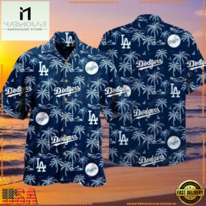 MLB Los Angeles Dodgers Baseball Sports Aloha Hawaiian ShirtGroup