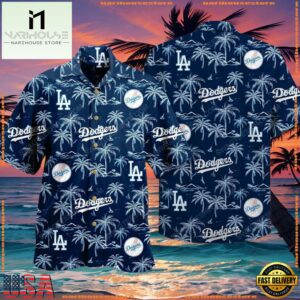 MLB Los Angeles Dodgers Baseball Sports Aloha Hawaiian ShirtGroup