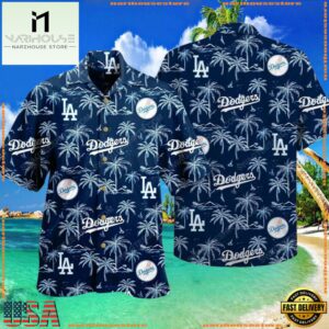 MLB Los Angeles Dodgers Baseball Sports Aloha Hawaiian ShirtGroup