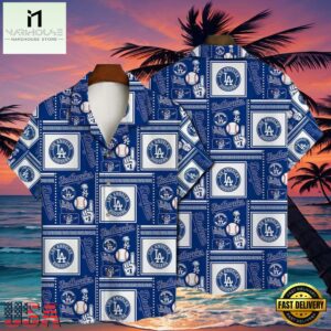 MLB Los Angeles Dodgers Blue Bandana Print Style Hot Trending Summer Hawaiian Shirt - Dodgers Tropical , MLB Hawaiian Shirts 6 MLB Los Angeles Dodgers Blue Bandana Print Style Hot Trending Summer Hawaiian Shirt - Dodgers Tropical