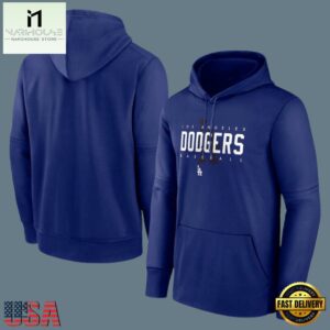 MLB Los Angeles Dodgers Pullover Hoodie Blue