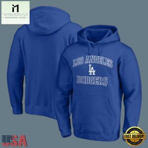 MLB Los Angeles Dodgers Pullover Jersey Hoodie Blue