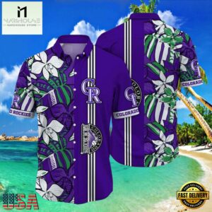 MLB Lush Rockies Orchid Oasis Tropical Style Hot Trending Summer Hawaiian Shirt , MLB Hawaiian Shirts 7 MLB Lush Rockies Orchid Oasis Tropical Style Hot Trending Summer Hawaiian Shirt