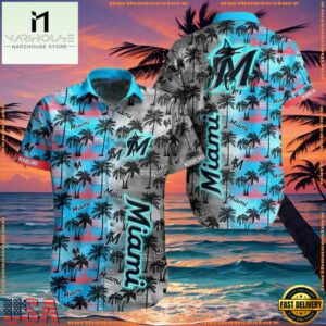 MLB Miami Marlins Aloha Hawaiian ShirtGroup