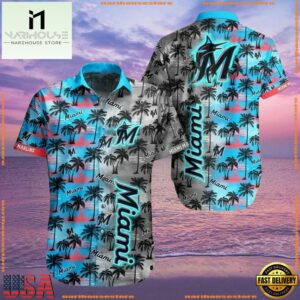 MLB Miami Marlins Aloha Hawaiian ShirtGroup