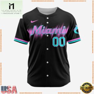 MLB Miami Marlins Personalized Alternate Design Concept Baseball Jersey