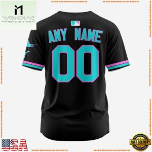 MLB Miami Marlins Personalized Alternate Design Concept Baseball Jersey