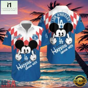 MLB Mickey Haters Gonna Hate LA Dodgers Style Hot Trending Summer Hawaiian Shirt , MLB Hawaiian Shirts 6 MLB Mickey Haters Gonna Hate LA Dodgers Style Hot Trending Summer Hawaiian Shirt