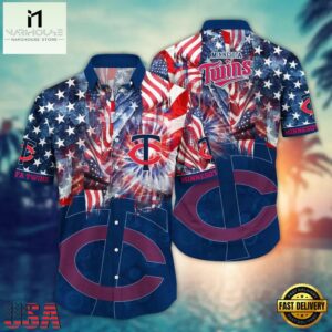 MLB Minnesota Twins Flower Design Hawaiian Shirts