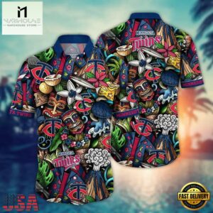 MLB Minnesota Twins Flower Palm Tree Hot Hawaiian Shirts