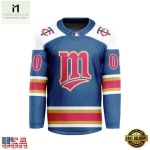 MLB Minnesota Twins Special Hockey Jersey Design Concept