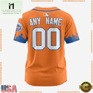 MLB New York Mets Personalized Alternate Design Concept Baseball Jersey