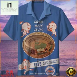 MLB New York Mets Retro Aloha Hawaiian ShirtGroup