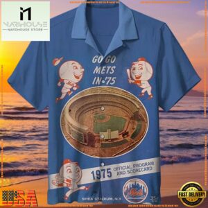 MLB New York Mets Retro Aloha Hawaiian ShirtGroup
