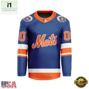 MLB New York Mets Special Hockey Jersey Design Concept