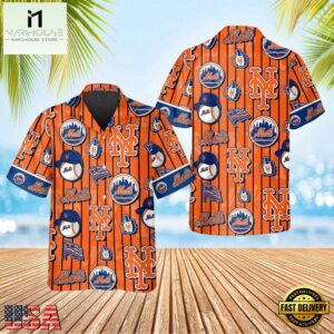 MLB New York Mets Summer Waves Hawaiian Shirt
