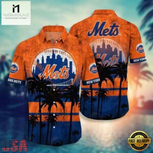 MLB New York Mets Tropical Summer Hawaiian Shirts