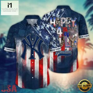 MLB New York Yankees Palm Tree Summer Hawaiian Shirts