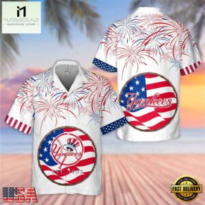 MLB New York Yankees Stars And Stripes Celebration Hawaiian Shirt