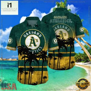 MLB Oakland Athletics Aloha Hawaiian Shirt, Style Hot Trending