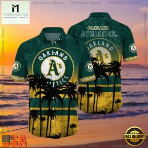 MLB Oakland Athletics Aloha Hawaiian Shirt, Style Hot Trending