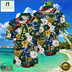 MLB Oakland Athletics Aloha Hawaiian Shirt