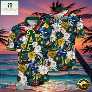 MLB Oakland Athletics Aloha Hawaiian Shirt - MLB Fan Gifts 7 MLB Oakland Athletics Aloha Hawaiian Shirt