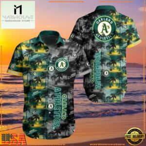 MLB Oakland Athletics Aloha Hawaiian ShirtGroup