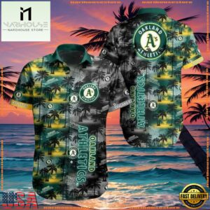 MLB Oakland Athletics Aloha Hawaiian ShirtGroup