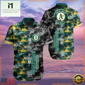 MLB Oakland Athletics Aloha Hawaiian ShirtGroup