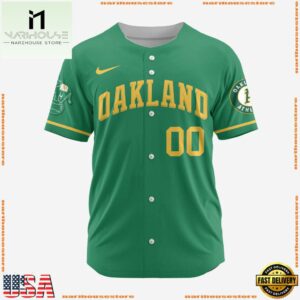 MLB Oakland Athletics Personalized Alternate Design Concept Baseball Jersey