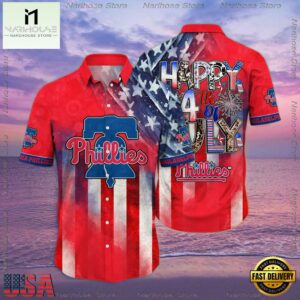 MLB Philadelphia Phillies Aloha Hawaiian Shirt
