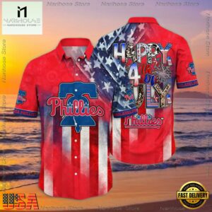 MLB Philadelphia Phillies Aloha Hawaiian Shirt