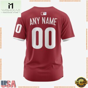 MLB Philadelphia Phillies Personalized Alternate Design Concept Baseball Jersey