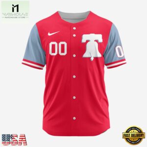 MLB Philadelphia Phillies Personalized Baseball Team Alternate Design Concept Jersey Shirts