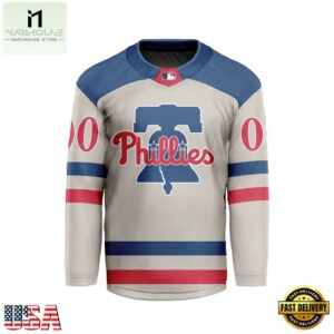 MLB Philadelphia Phillies Special Hockey Jersey Design Concept