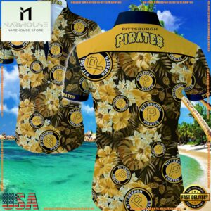 MLB Pittsburgh Pirates Aloha Hawaiian Shirt Summer Button UpGroup