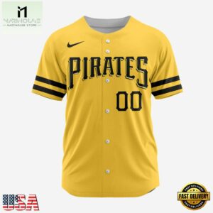 MLB Pittsburgh Pirates Personalized Baseball Team Alternate Design Concept Jersey Shirts