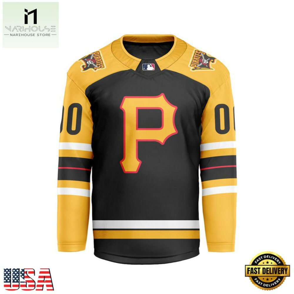 MLB Pittsburgh Pirates Special Hockey Jersey Design Concept