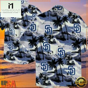 MLB San Diego Padres Aloha Hawaiian Shirt Summer Button UpGroup